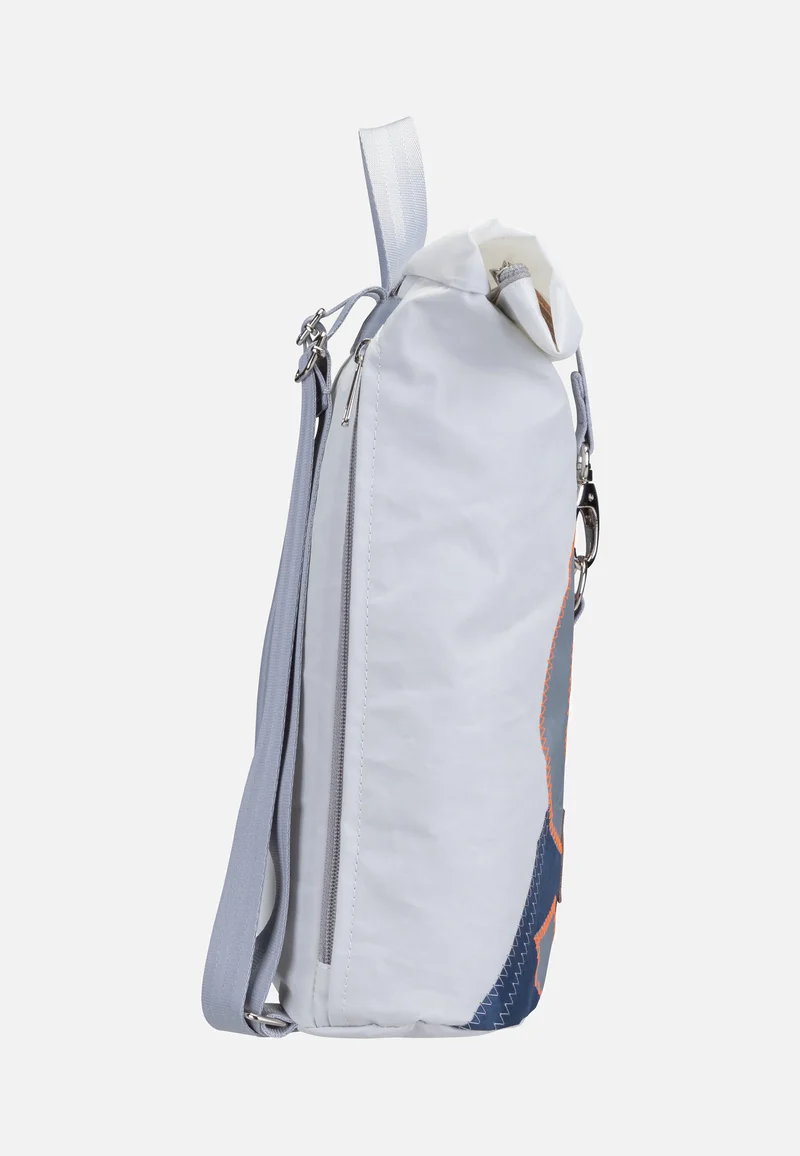 Möwe Weiß/Streifen Blau/Zahl Grau - Rucksack