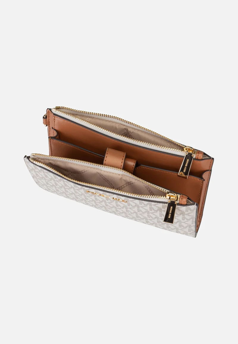 Jet Set Double Zip MK SIG Vanilla - Clutch