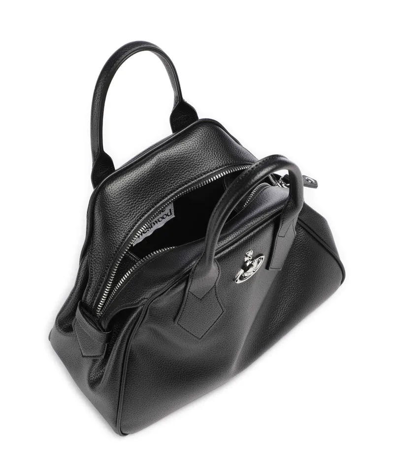 Vivienne Westwood Yasmine Grain Medium Handtasche black