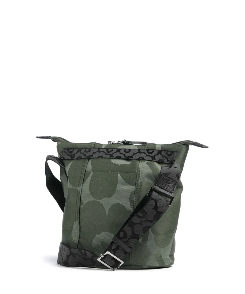 Marimekko Carry All Unikko Umhängetasche green/light green