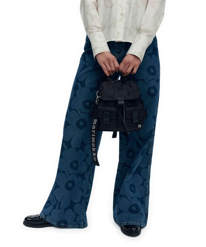 Marimekko Everything Unikko S Rucksack blue/dark blue