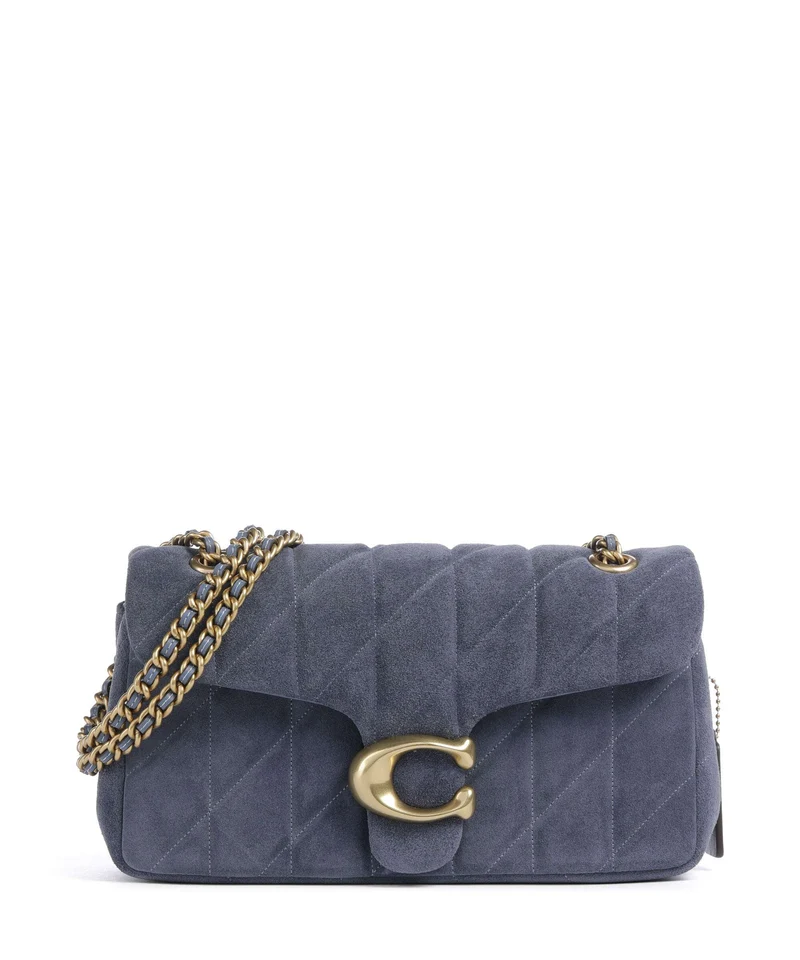Coach Tabby Quilted 26 Schultertasche light denim