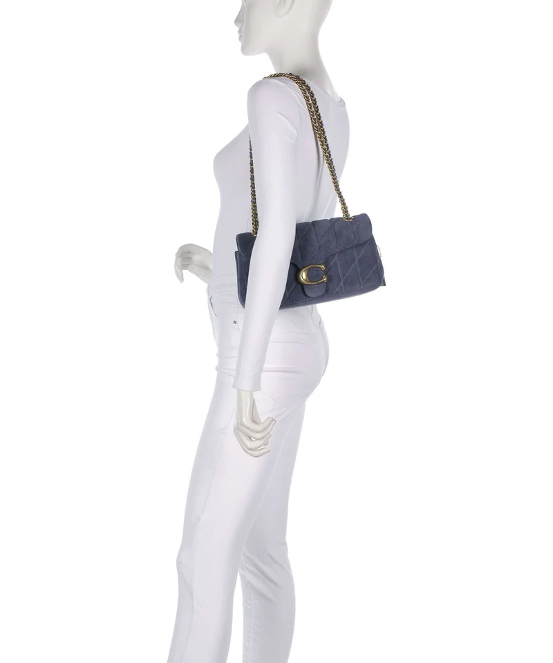 Coach Tabby Quilted 26 Schultertasche light denim