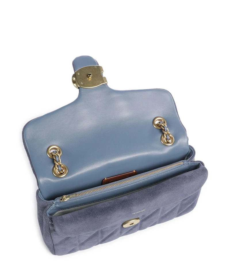 Coach Tabby Quilted 26 Schultertasche light denim