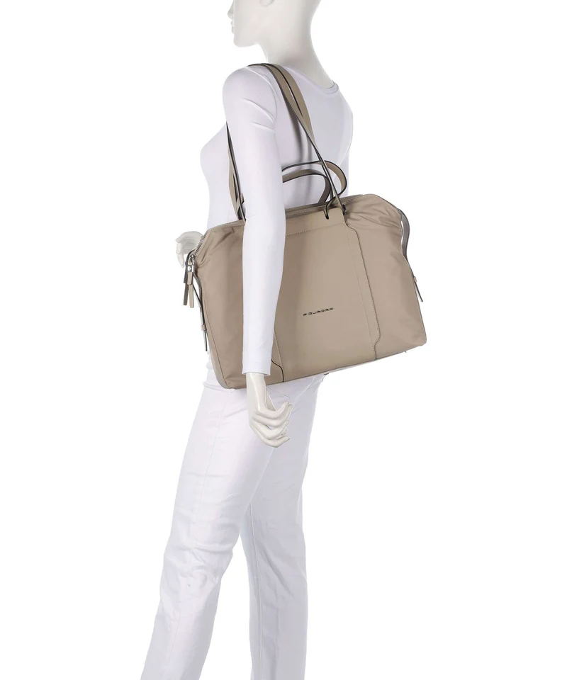 Piquadro W92T Shopper beige