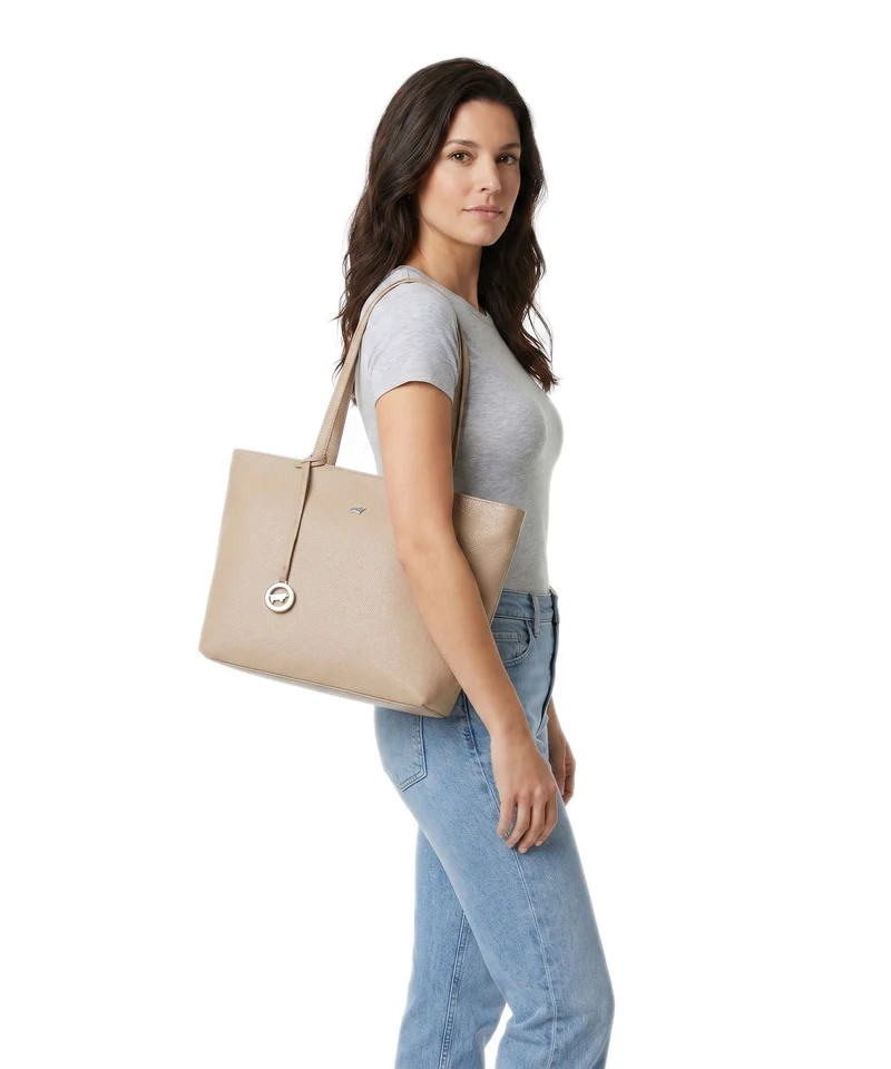 Braun Büffel Hanna S Shopper creme