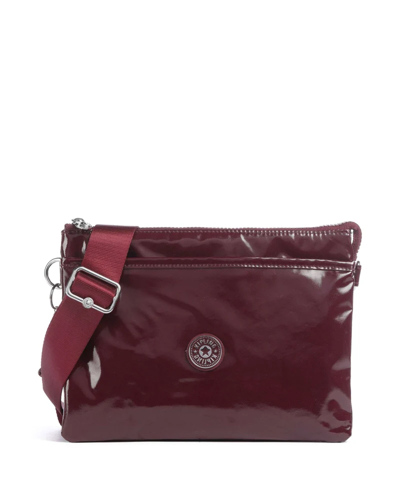 Kipling Elevated Riri L Umhängetasche high gloss wine