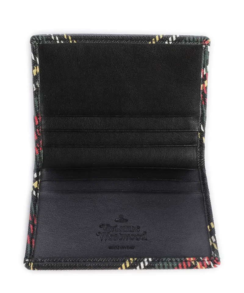 Vivienne Westwood Saffiano Printed Kreditkartenetui chelsea tartan