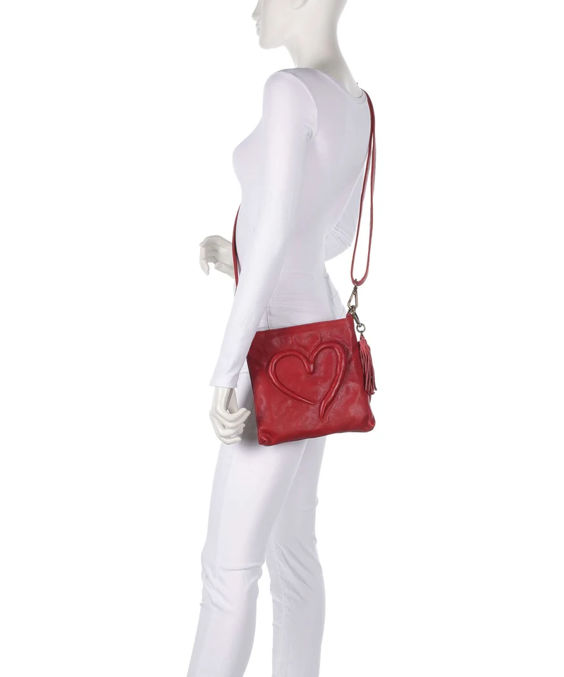 Taschendieb Wien Herzweg 4 Umhängetasche red solid