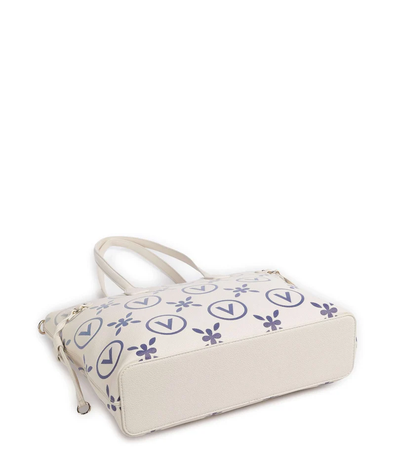 Valentino Bags Samba Re Print Shopper ecru/bluette