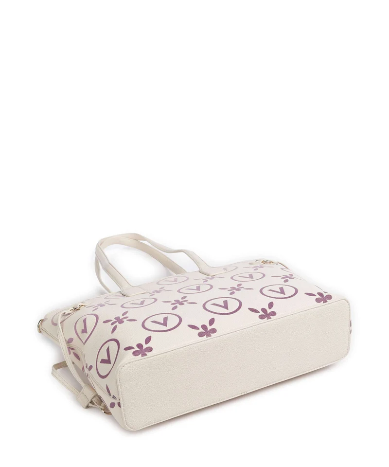 Valentino Bags Samba Re Print Shopper ecru/rosa