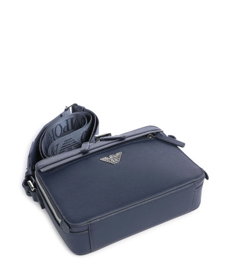 Emporio Armani Business Regenerated Umhängetasche medieval blue