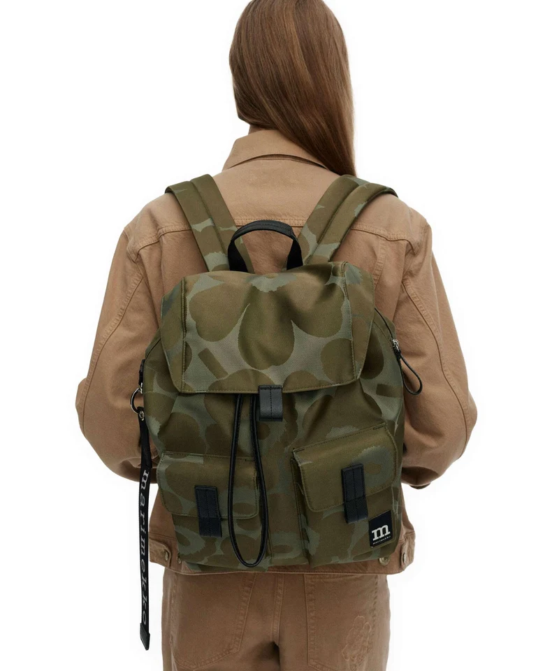 Marimekko Everything Unikko L Rucksack green/light green