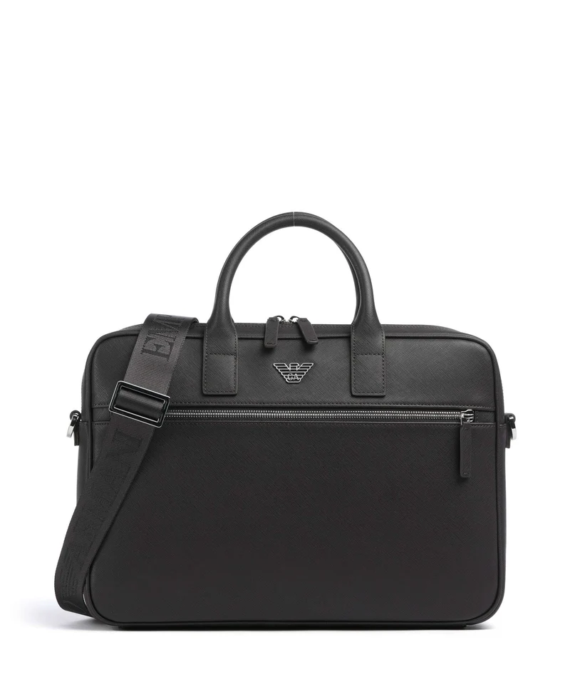 Emporio Armani Business Regenerated Aktentasche ebony