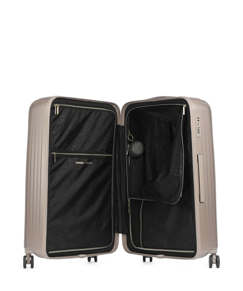 Travelite Barbara Novelty 4-Rollen Trolley satin nude