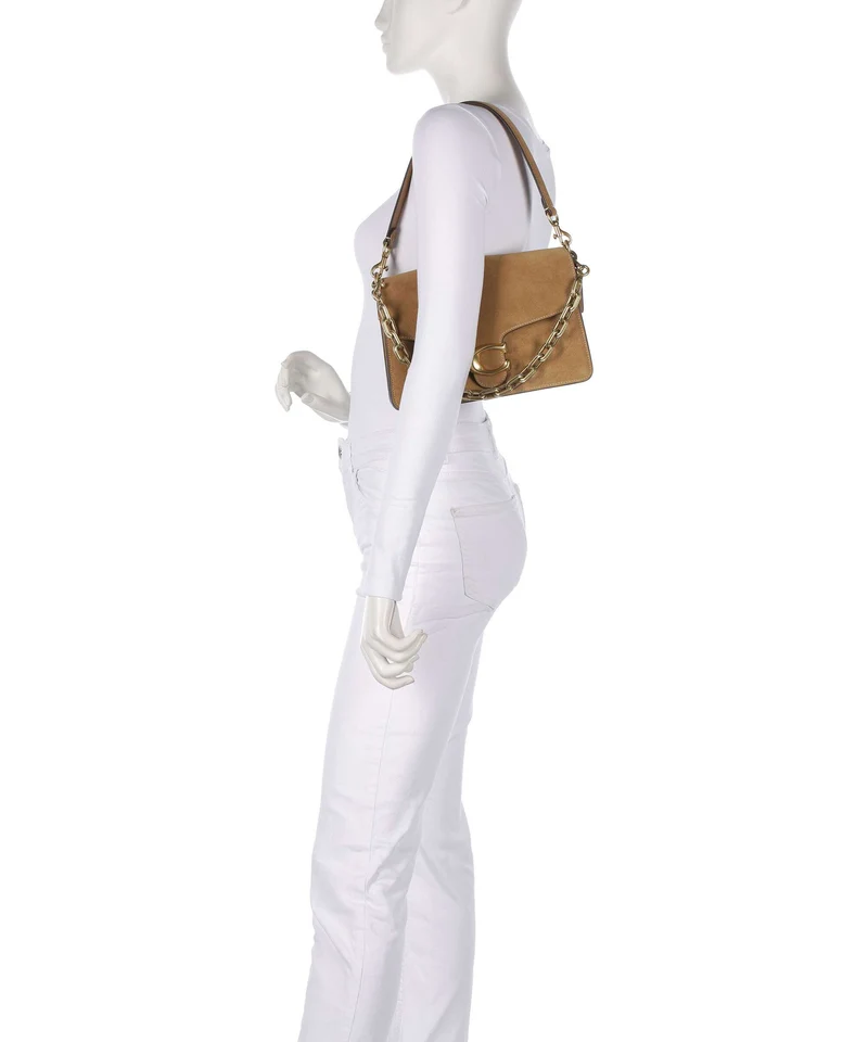 Coach Tabby Chain Schultertasche sand