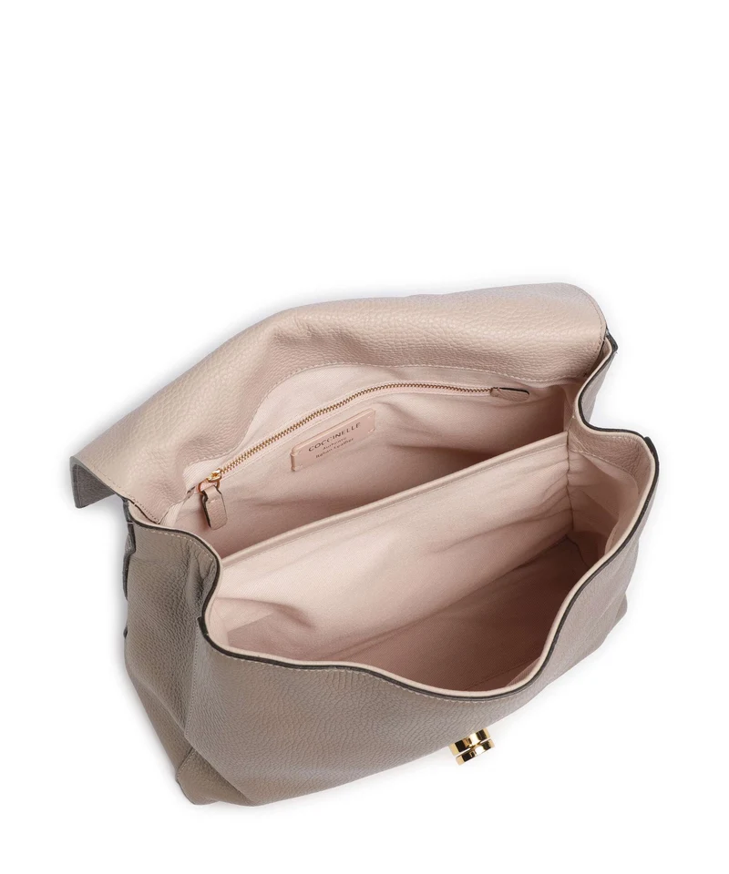 Coccinelle Liya Handtasche warm taupe/rosette