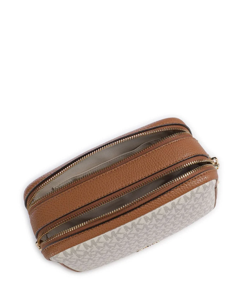Michael Kors Bryant Medium Umhängetasche vanilla/acorn