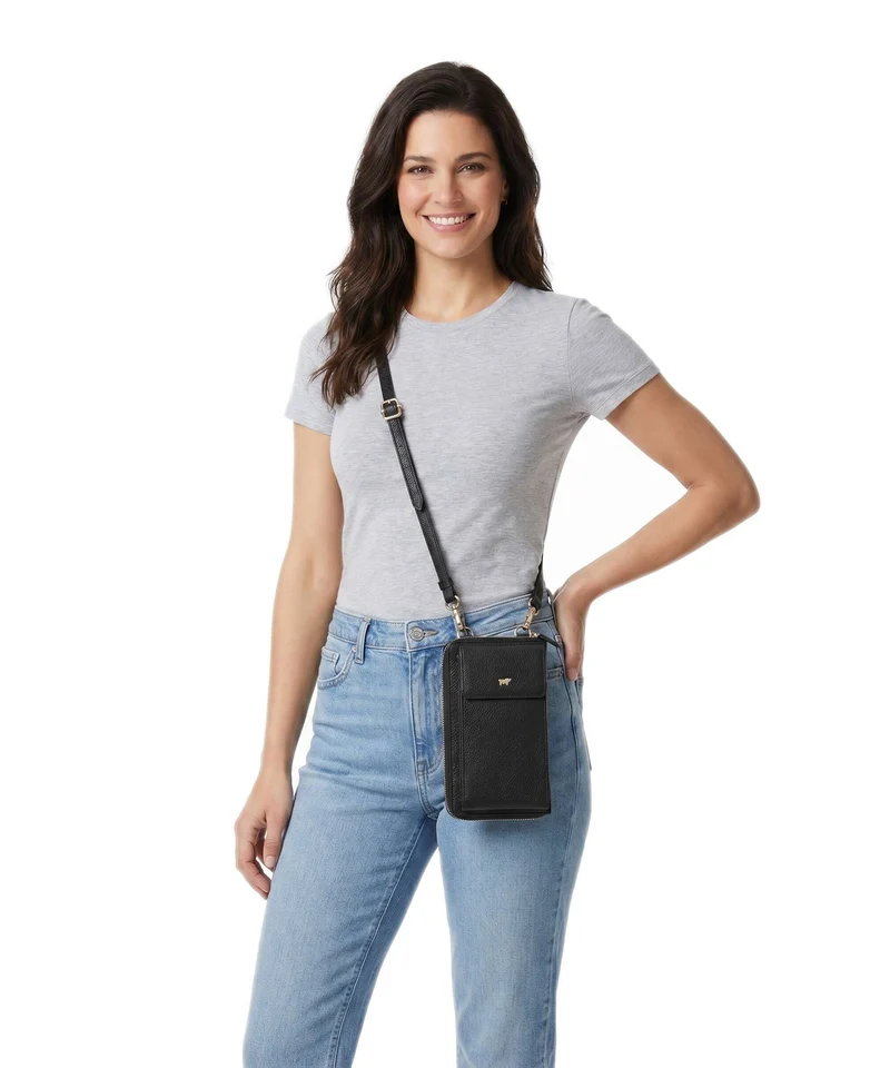 Braun Büffel Asti Handytasche schwarz