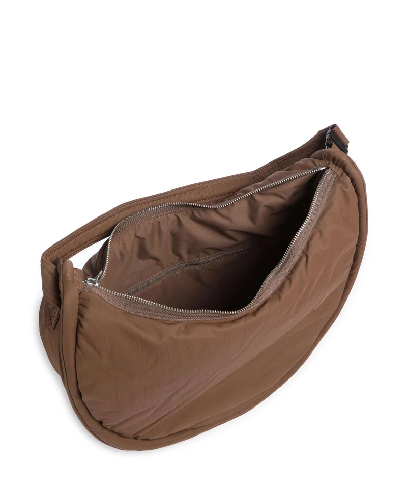 Sandqvist Curve L Beuteltasche dark taupe
