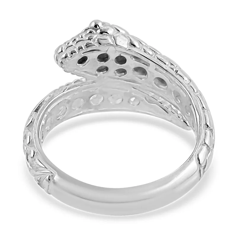 Royal Bali Kollektion - Schlangen-Ring, 925 Silber, (Größe 17.00) ca. 6,18g