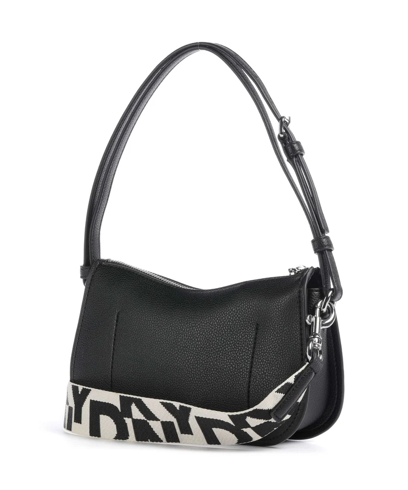 DKNY Nessa Schultertasche black/silver