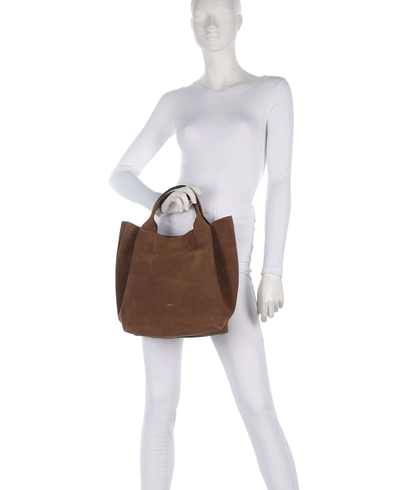 Abro Suede Essential Medium Handtasche wood