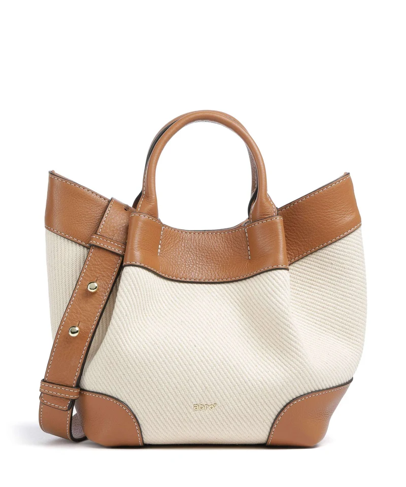 Abro Super Drill Essential Small Handtasche ivory/cuoio