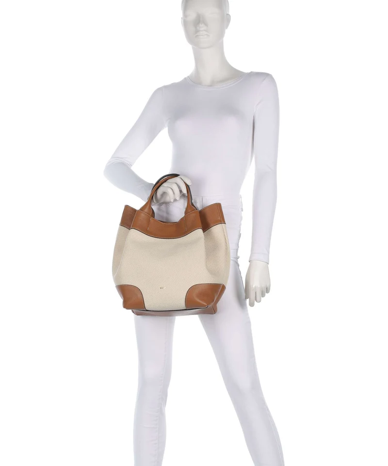 Abro Super Drill Essential Medium Handtasche ivory/cuoio