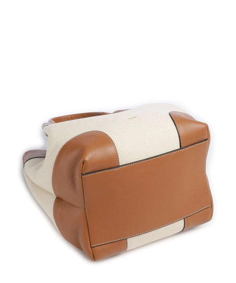 Abro Super Drill Essential Medium Handtasche ivory/cuoio