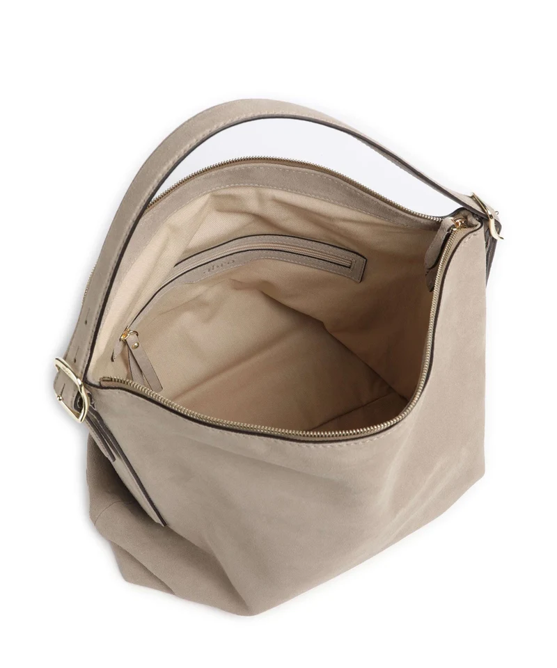 Abro Suede Carina Beuteltasche siena