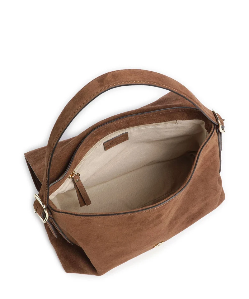 Abro Suede Carina Schultertasche wood