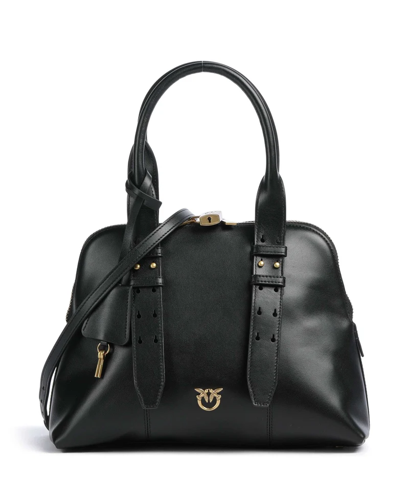 Pinko Bowling Medium Handtasche nero/antique gold