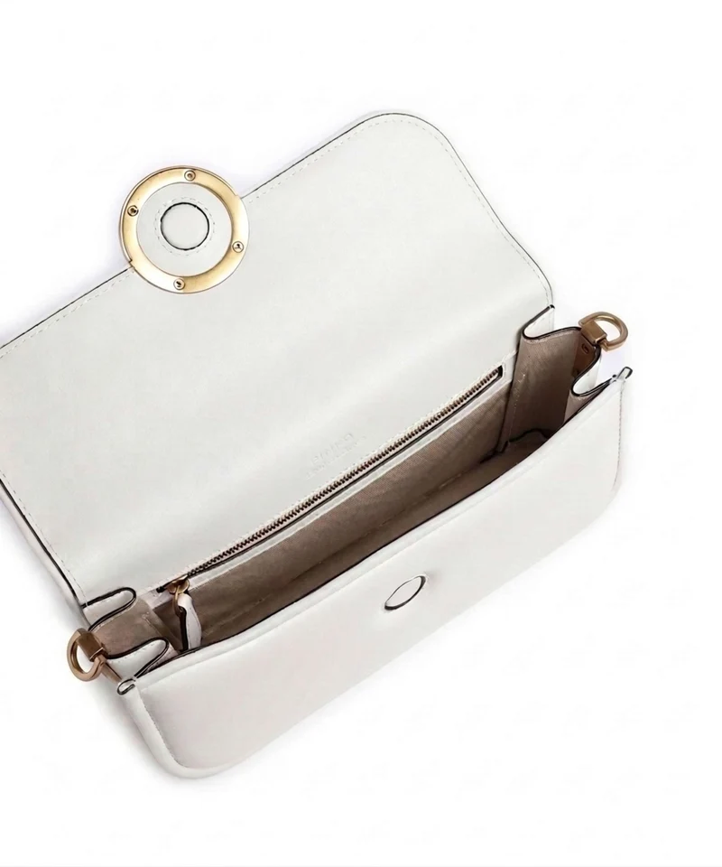 Pinko Love Box Horizontal Schultertasche bianco nembo/antique gold