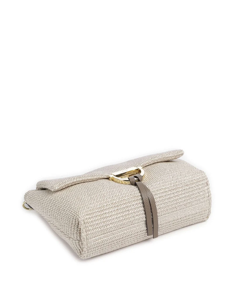 Abro Raffia Classica Temi Medium Schultertasche sahara