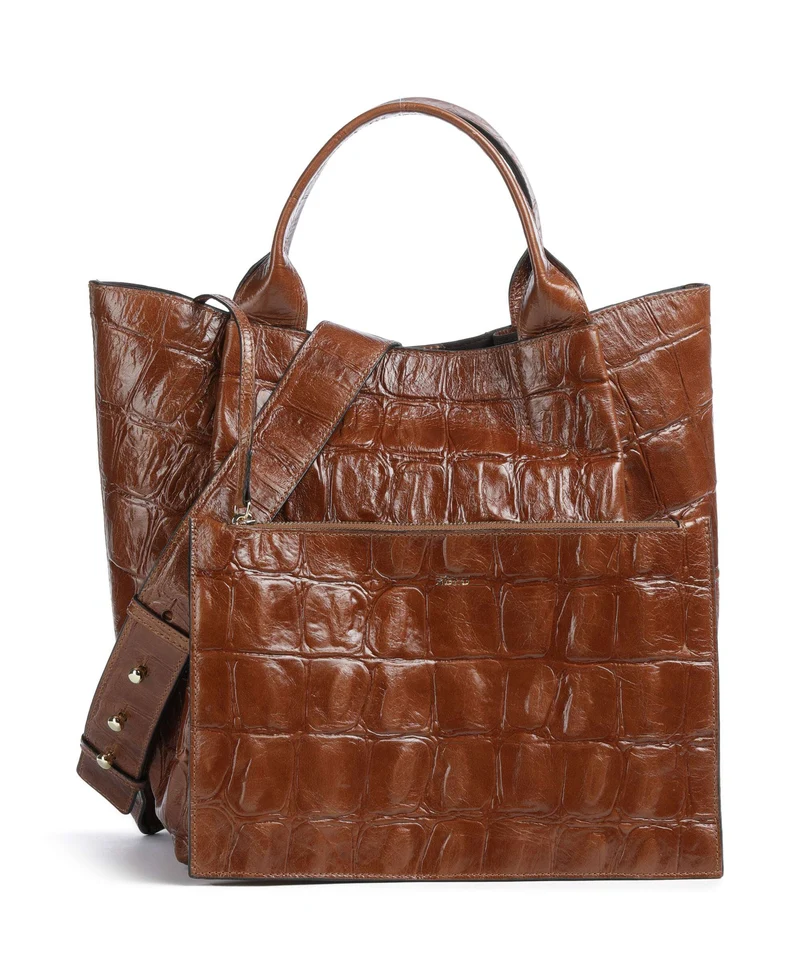 Abro Maxi Cocco Essential Medium Handtasche caramel/cognac