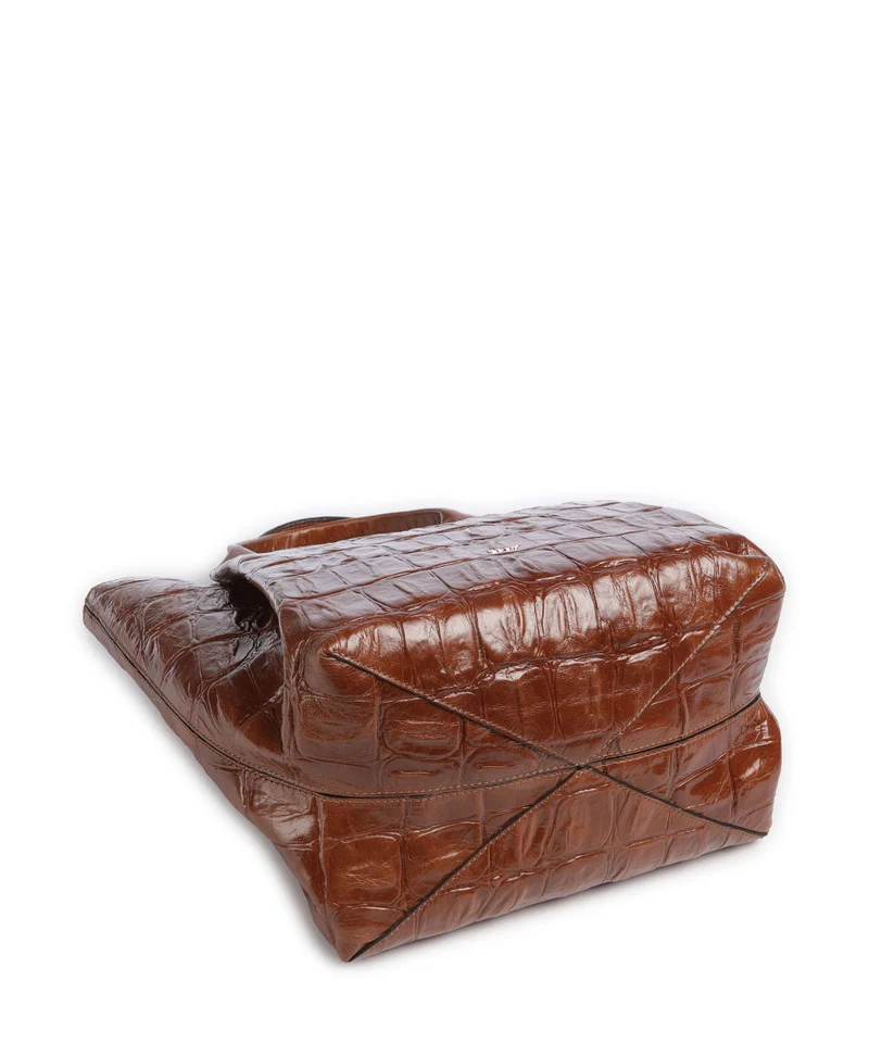 Abro Maxi Cocco Essential Medium Handtasche caramel/cognac
