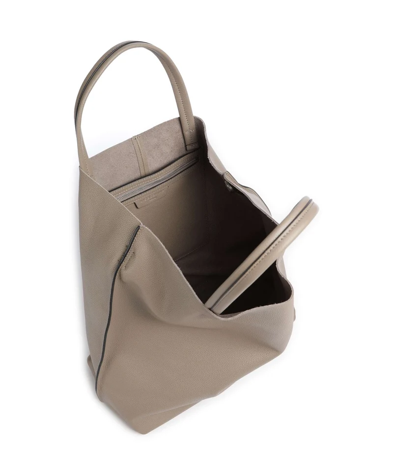 Liebeskind Hera Small Pebble L Handtasche neutral grey