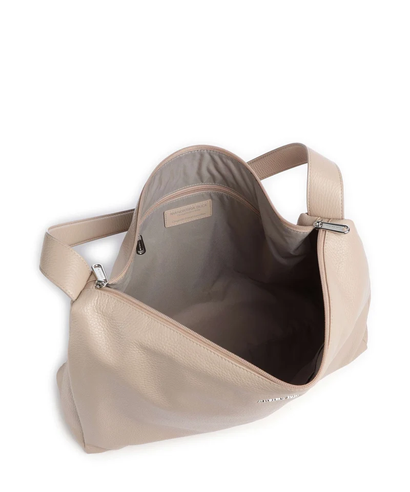 Mandarina Duck Mellow Leather Beuteltasche warm taupe