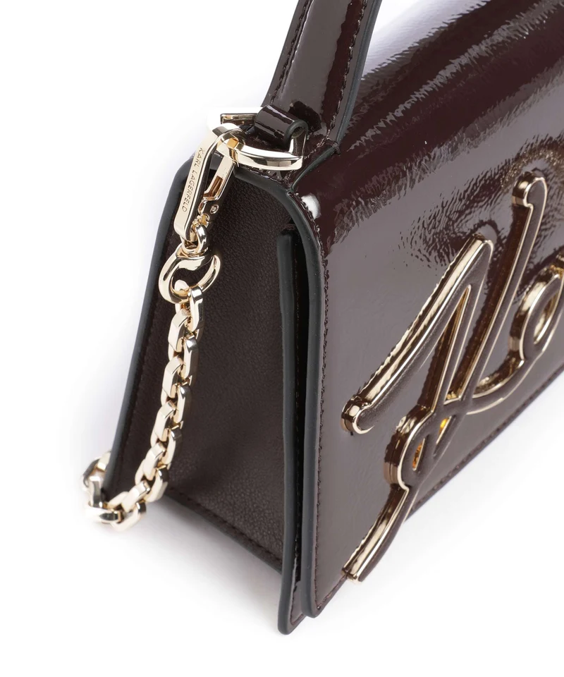 Karl Lagerfeld K/Signature 2.0 Small Umhängetasche tobacco