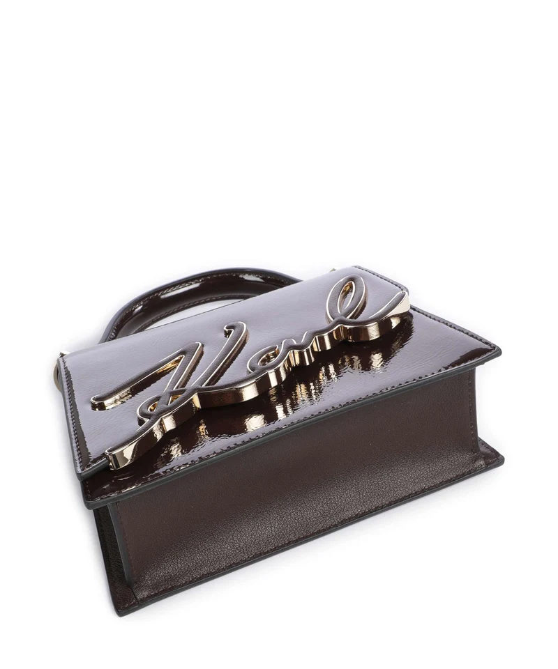 Karl Lagerfeld K/Signature 2.0 Small Umhängetasche tobacco
