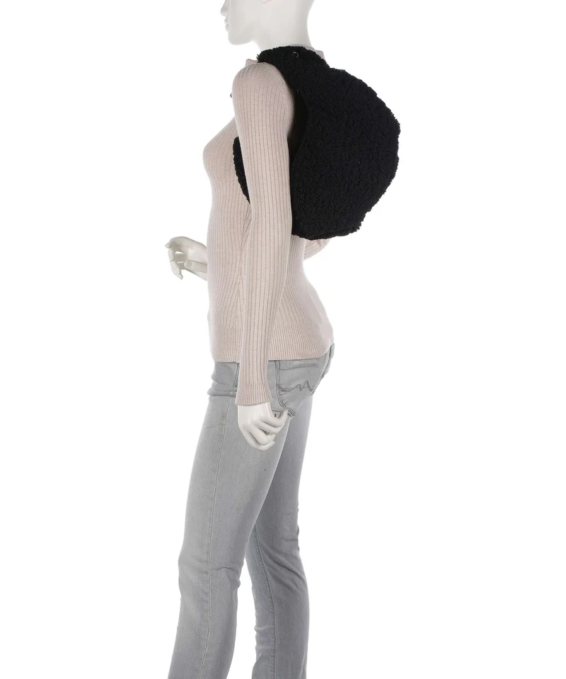 Núnoo Curls Dagmar Beuteltasche black