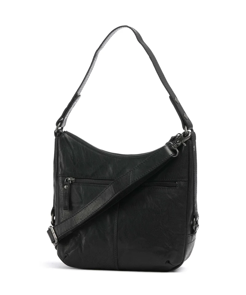 Spikes & Sparrow Bronco Candee Beuteltasche schwarz