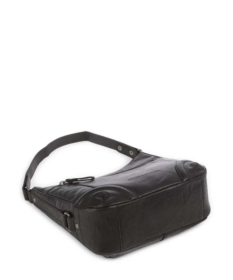Spikes & Sparrow Bronco Candee Beuteltasche schwarz