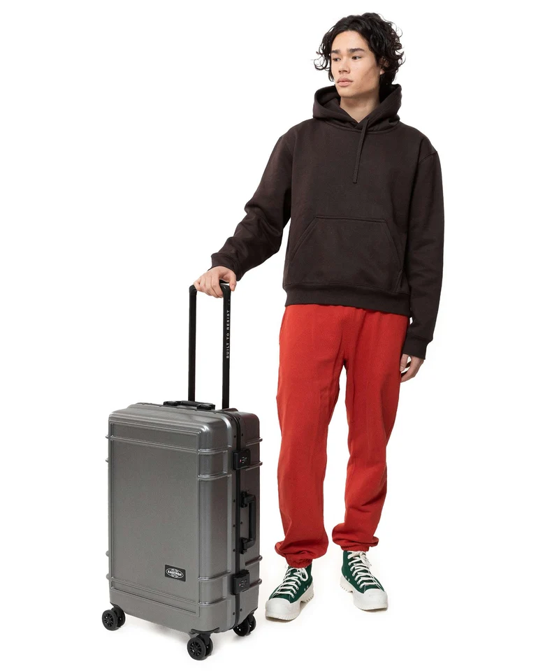 Eastpak Resist'R Case 4-Rollen Trolley brushed metal