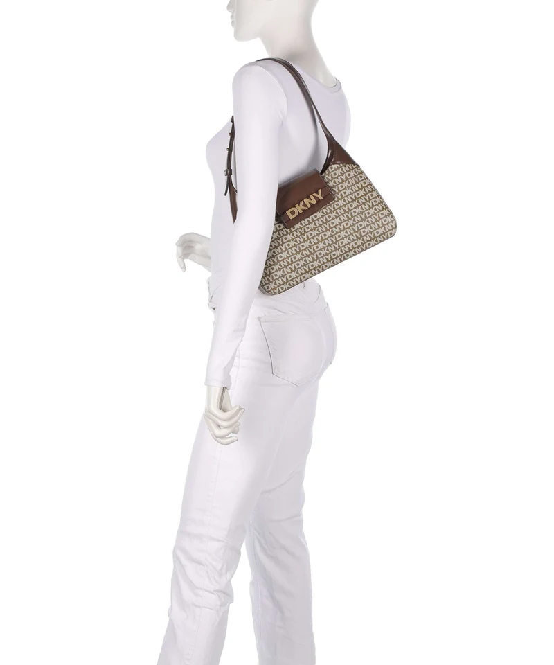 DKNY Avril Schultertasche chino/chocolate