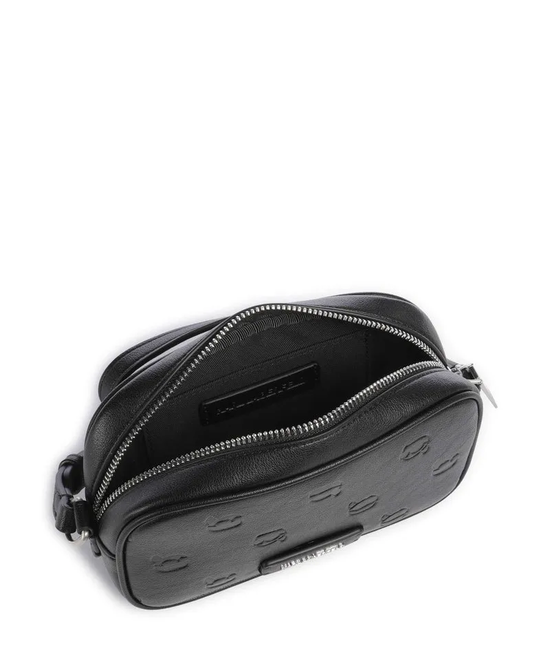 Karl Lagerfeld K/Ikon Monogram Umhängetasche tonal black