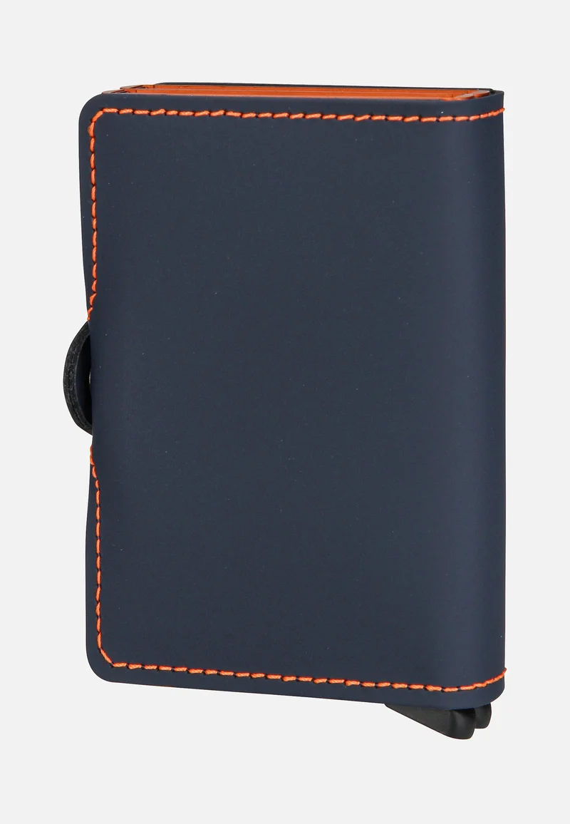 Twinwallet Matte Night Blue-Orange - Portemonnaie