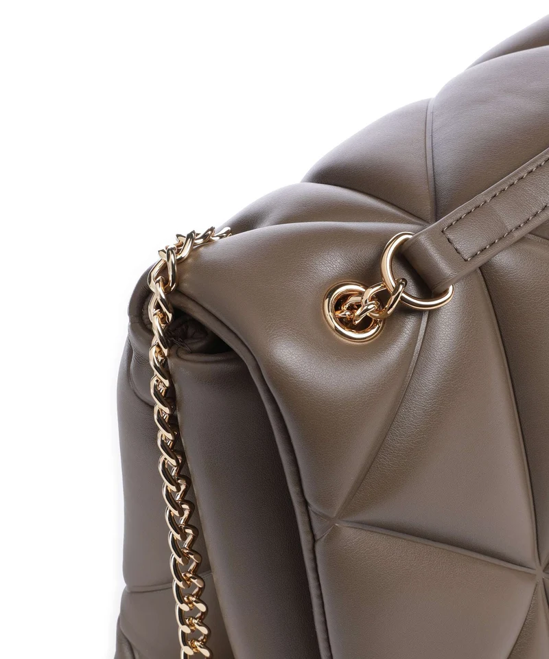 Love Moschino Embossed Q Schultertasche mud