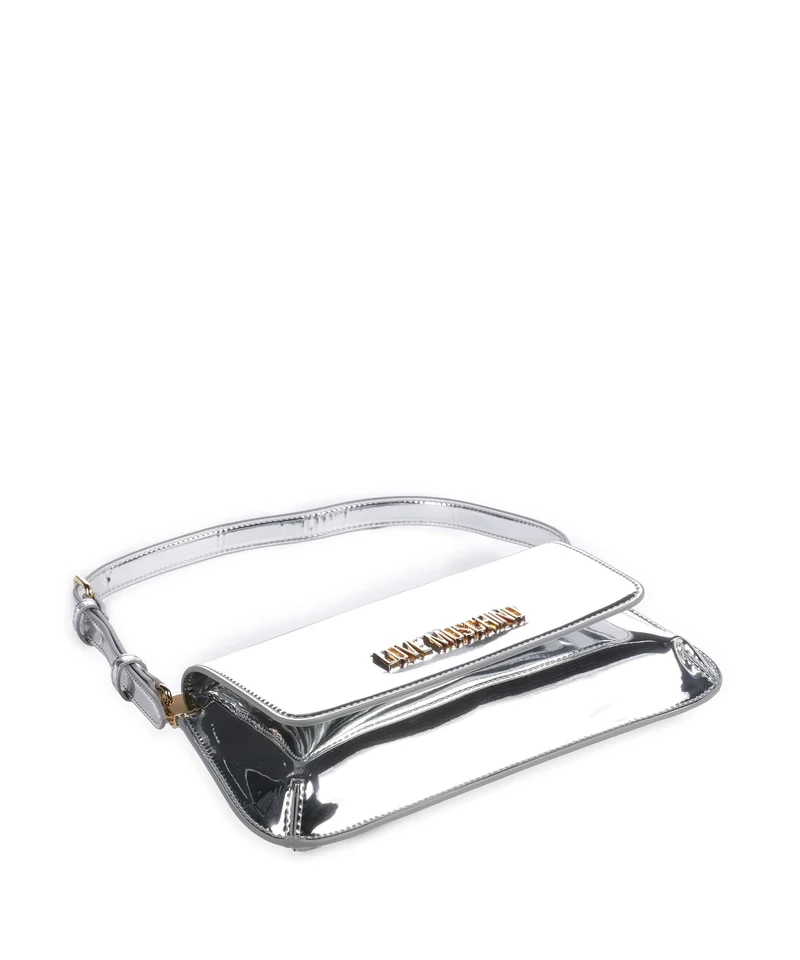 Love Moschino Smart Daily Schultertasche silver